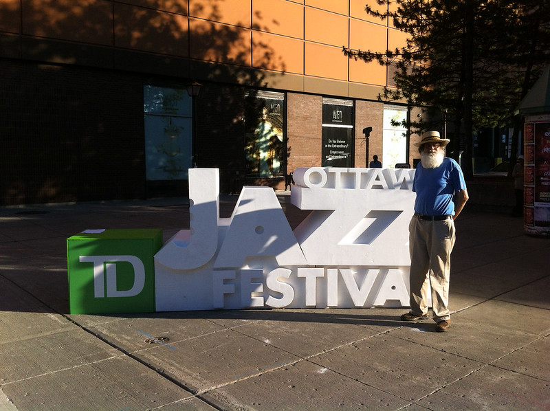 TD Ottawa Jaz festival installation during the day.