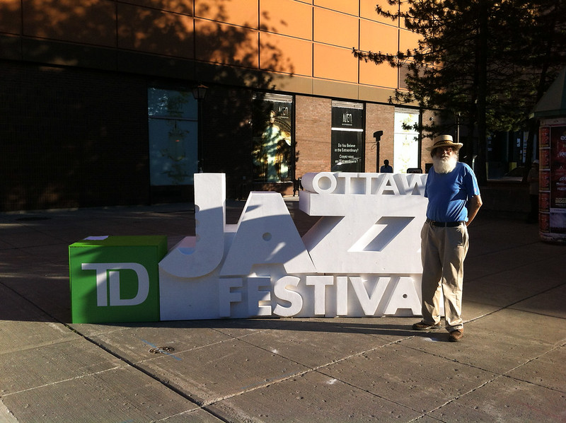TD Ottawa Jazz festival installation during the day.